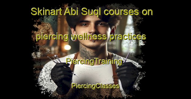 Skinart Abi Suql courses on piercing wellness practices | #PiercingTraining #PiercingClasses #SkinartTraining-Egypt