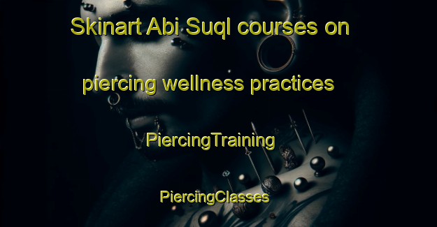 Skinart Abi Suql courses on piercing wellness practices | PiercingTraining | PiercingClasses | SkinartTraining-Egypt