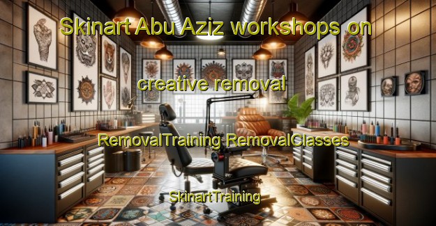 Skinart Abu Aziz workshops on creative removal | #RemovalTraining #RemovalClasses #SkinartTraining-Egypt