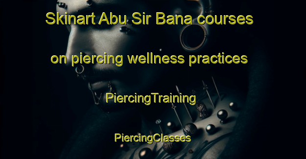 Skinart Abu Sir Bana courses on piercing wellness practices | #PiercingTraining #PiercingClasses #SkinartTraining-Egypt