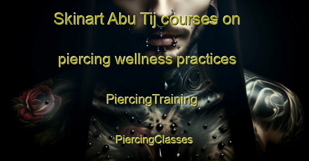 Skinart Abu Tij courses on piercing wellness practices | #PiercingTraining #PiercingClasses #SkinartTraining-Egypt