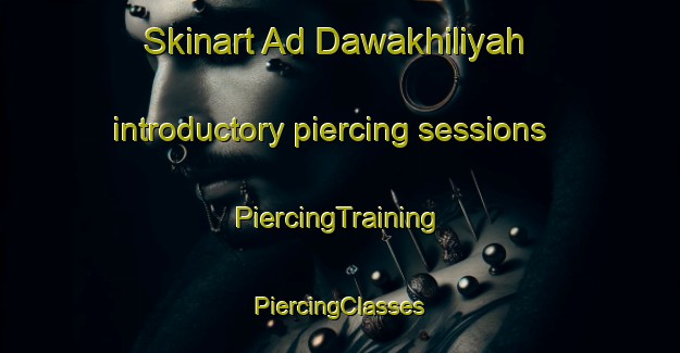 Skinart Ad Dawakhiliyah introductory piercing sessions | #PiercingTraining #PiercingClasses #SkinartTraining-Egypt