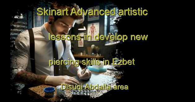 Skinart Advanced artistic lessons in develop new piercing skills in Ezbet Disuqi Abdalla area | PiercingTraining | PiercingClasses | SkinartTraining-Egypt