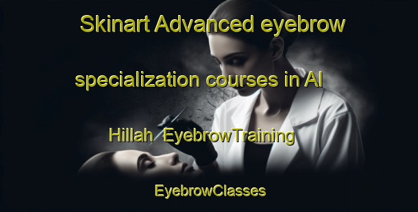 Skinart Advanced eyebrow specialization courses in Al Hillah | EyebrowTraining | EyebrowClasses | SkinartTraining-Egypt