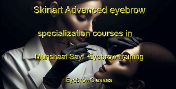 Skinart Advanced eyebrow specialization courses in Munshaat Sayf | EyebrowTraining | EyebrowClasses | SkinartTraining-Egypt