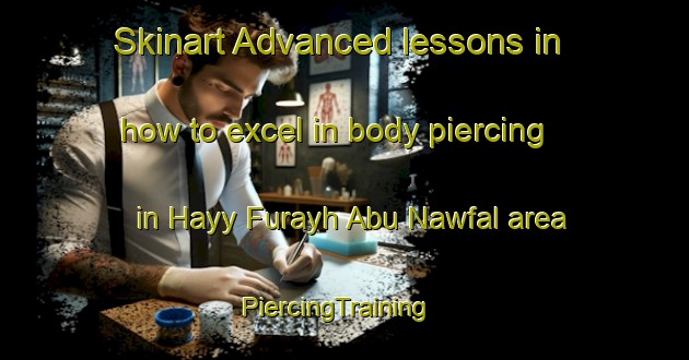 Skinart Advanced lessons in how to excel in body piercing in Hayy Furayh Abu Nawfal area | PiercingTraining | PiercingClasses | SkinartTraining-Egypt