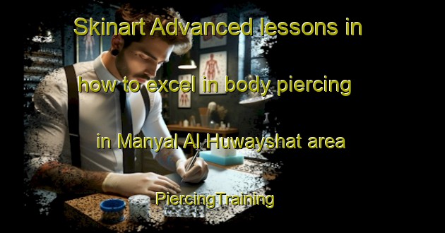 Skinart Advanced lessons in how to excel in body piercing in Manyal Al Huwayshat area | PiercingTraining | PiercingClasses | SkinartTraining-Egypt