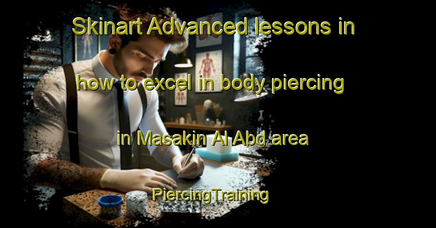 Skinart Advanced lessons in how to excel in body piercing in Masakin Al Abd area | PiercingTraining | PiercingClasses | SkinartTraining-Egypt
