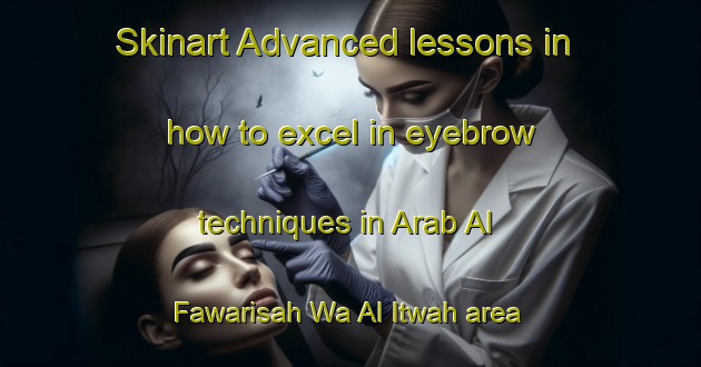 Skinart Advanced lessons in how to excel in eyebrow techniques in Arab Al Fawarisah Wa Al Itwah area | EyebrowTraining | EyebrowClasses | SkinartTraining-Egypt