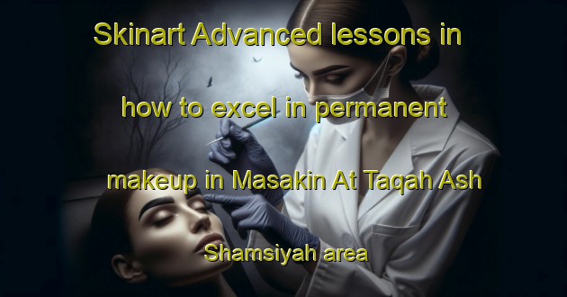 Skinart Advanced lessons in how to excel in permanent makeup in Masakin At Taqah Ash Shamsiyah area | PermanentmakeupTraining | PermanentmakeupClasses | SkinartTraining-Egypt