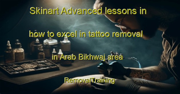 Skinart Advanced lessons in how to excel in tattoo removal in Arab Bikhwaj area | RemovalTraining | RemovalClasses | SkinartTraining-Egypt