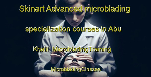 Skinart Advanced microblading specialization courses in Abu Khalil | #MicrobladingTraining #MicrobladingClasses #SkinartTraining-Egypt