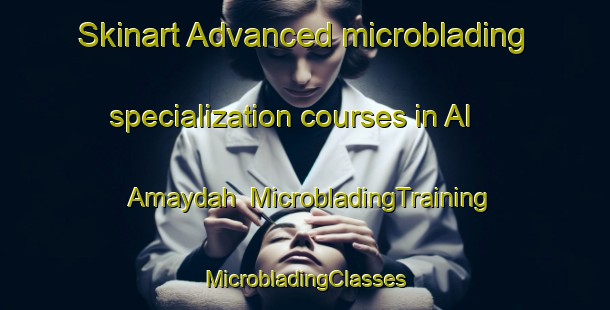 Skinart Advanced microblading specialization courses in Al Amaydah | #MicrobladingTraining #MicrobladingClasses #SkinartTraining-Egypt