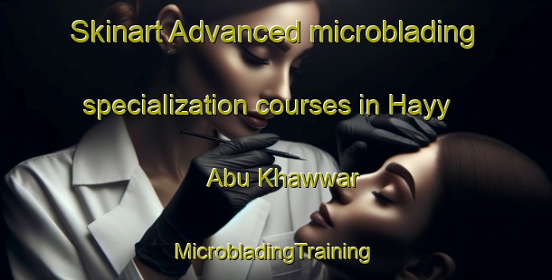 Skinart Advanced microblading specialization courses in Hayy Abu Khawwar | #MicrobladingTraining #MicrobladingClasses #SkinartTraining-Egypt