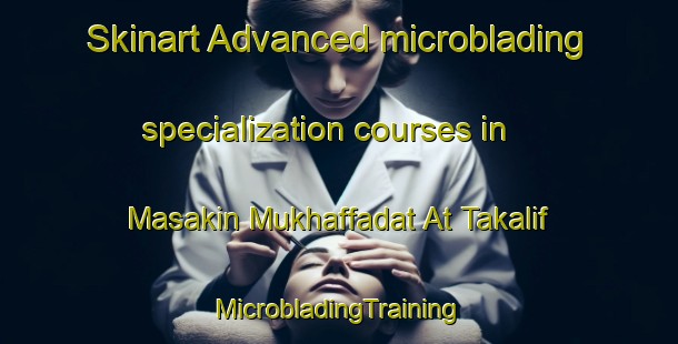 Skinart Advanced microblading specialization courses in Masakin Mukhaffadat At Takalif | #MicrobladingTraining #MicrobladingClasses #SkinartTraining-Egypt