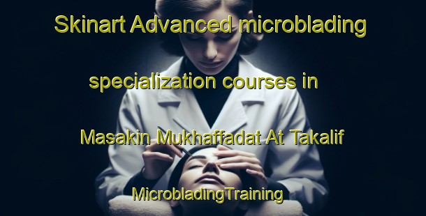 Skinart Advanced microblading specialization courses in Masakin Mukhaffadat At Takalif | MicrobladingTraining | MicrobladingClasses | SkinartTraining-Egypt