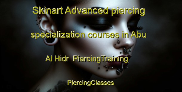 Skinart Advanced piercing specialization courses in Abu Al Hidr | #PiercingTraining #PiercingClasses #SkinartTraining-Egypt