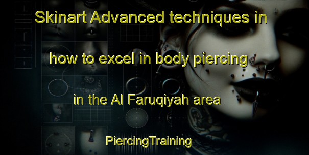 Skinart Advanced techniques in how to excel in body piercing in the Al Faruqiyah area | PiercingTraining | PiercingClasses | SkinartTraining-Egypt