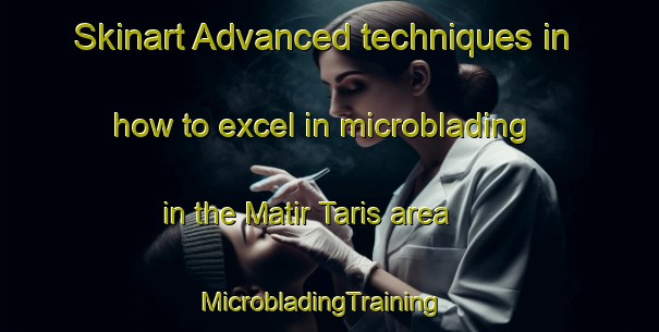 Skinart Advanced techniques in how to excel in microblading in the Matir Taris area | MicrobladingTraining | MicrobladingClasses | SkinartTraining-Egypt