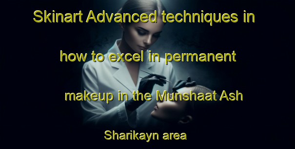 Skinart Advanced techniques in how to excel in permanent makeup in the Munshaat Ash Sharikayn area | PermanentmakeupTraining | PermanentmakeupClasses | SkinartTraining-Egypt