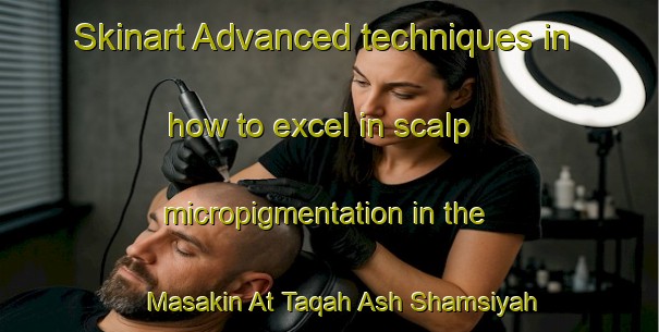 Skinart Advanced techniques in how to excel in scalp micropigmentation in the Masakin At Taqah Ash Shamsiyah area | SmpTraining | SmpClasses | SkinartTraining-Egypt