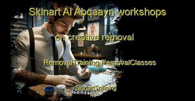 Skinart Al Abqaayn workshops on creative removal | #RemovalTraining #RemovalClasses #SkinartTraining-Egypt