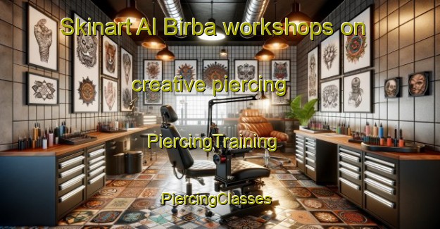 Skinart Al Birba workshops on creative piercing | PiercingTraining | PiercingClasses | SkinartTraining-Egypt