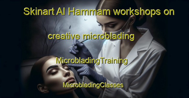 Skinart Al Hammam workshops on creative microblading | MicrobladingTraining | MicrobladingClasses | SkinartTraining-Egypt