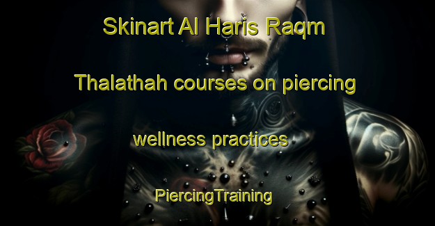 Skinart Al Haris Raqm Thalathah courses on piercing wellness practices | #PiercingTraining #PiercingClasses #SkinartTraining-Egypt