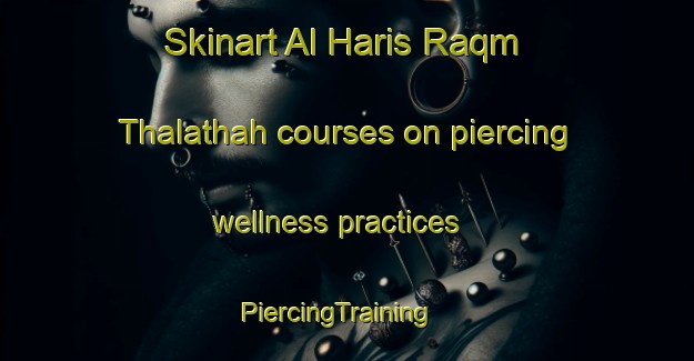 Skinart Al Haris Raqm Thalathah courses on piercing wellness practices | PiercingTraining | PiercingClasses | SkinartTraining-Egypt