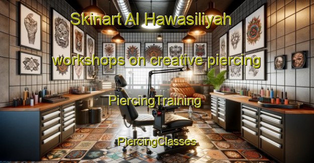 Skinart Al Hawasiliyah workshops on creative piercing | #PiercingTraining #PiercingClasses #SkinartTraining-Egypt