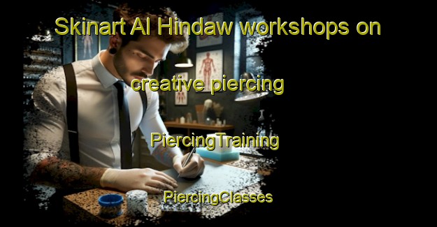 Skinart Al Hindaw workshops on creative piercing | #PiercingTraining #PiercingClasses #SkinartTraining-Egypt