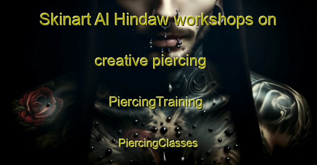 Skinart Al Hindaw workshops on creative piercing | #PiercingTraining #PiercingClasses #SkinartTraining-Egypt