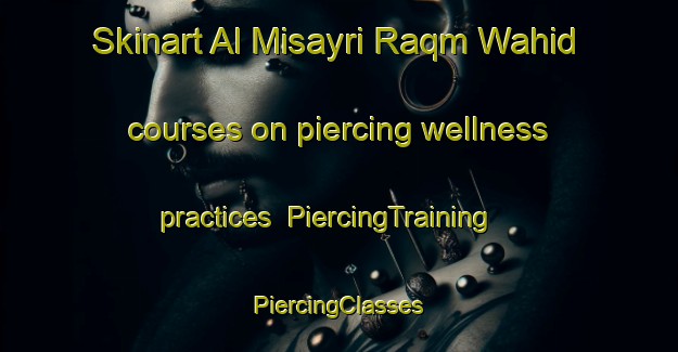 Skinart Al Misayri Raqm Wahid courses on piercing wellness practices | #PiercingTraining #PiercingClasses #SkinartTraining-Egypt