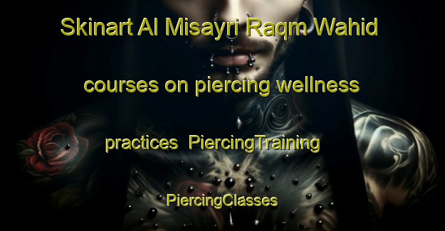 Skinart Al Misayri Raqm Wahid courses on piercing wellness practices | #PiercingTraining #PiercingClasses #SkinartTraining-Egypt