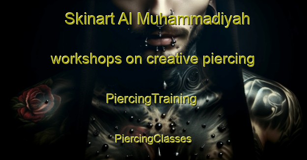 Skinart Al Muhammadiyah workshops on creative piercing | #PiercingTraining #PiercingClasses #SkinartTraining-Egypt