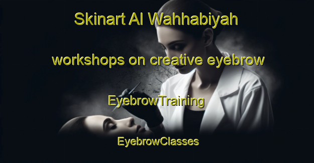 Skinart Al Wahhabiyah workshops on creative eyebrow | EyebrowTraining | EyebrowClasses | SkinartTraining-Egypt