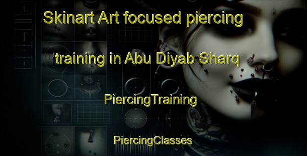 Skinart Art-focused piercing training in Abu Diyab Sharq | #PiercingTraining #PiercingClasses #SkinartTraining-Egypt