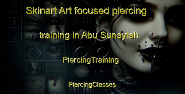 Skinart Art-focused piercing training in Abu Sunaytah | #PiercingTraining #PiercingClasses #SkinartTraining-Egypt