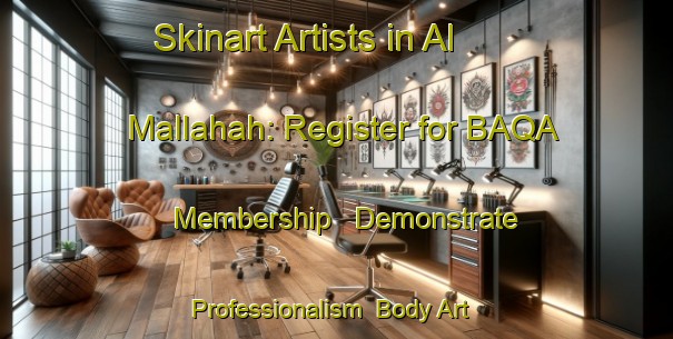 Skinart Artists in Al Mallahah: Register for BAQA Membership - Demonstrate Professionalism | Body Art Qualification Authority | BAQA-Egypt