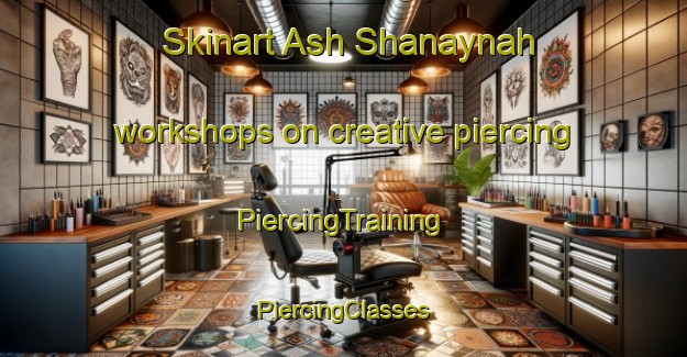 Skinart Ash Shanaynah workshops on creative piercing | #PiercingTraining #PiercingClasses #SkinartTraining-Egypt