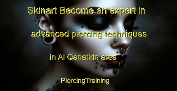 Skinart Become an expert in advanced piercing techniques in Al Qanatirin area | PiercingTraining | PiercingClasses | SkinartTraining-Egypt