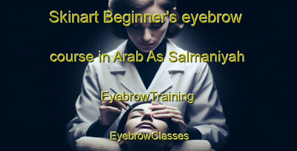 Skinart Beginner's eyebrow course in Arab As Salmaniyah | EyebrowTraining | EyebrowClasses | SkinartTraining-Egypt