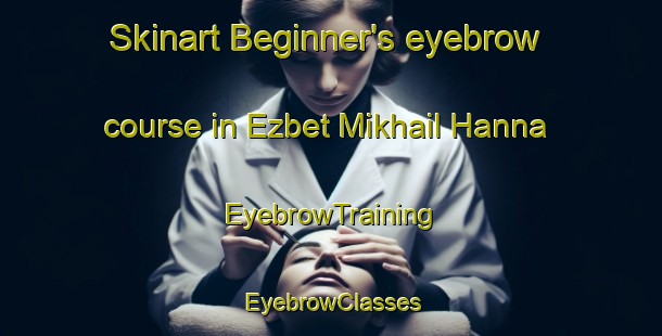 Skinart Beginner's eyebrow course in Ezbet Mikhail Hanna | EyebrowTraining | EyebrowClasses | SkinartTraining-Egypt