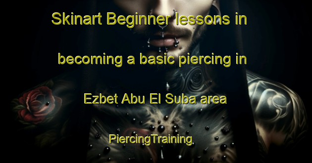 Skinart Beginner lessons in becoming a basic piercing in Ezbet Abu El Suba area | PiercingTraining | PiercingClasses | SkinartTraining-Egypt