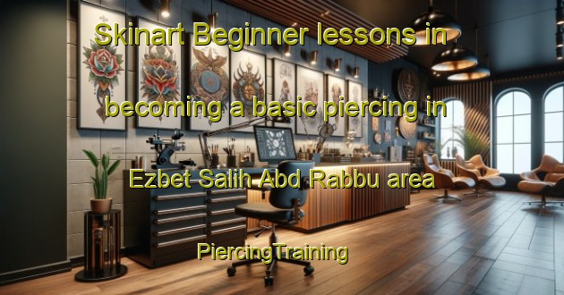 Skinart Beginner lessons in becoming a basic piercing in Ezbet Salih Abd Rabbu area | PiercingTraining | PiercingClasses | SkinartTraining-Egypt