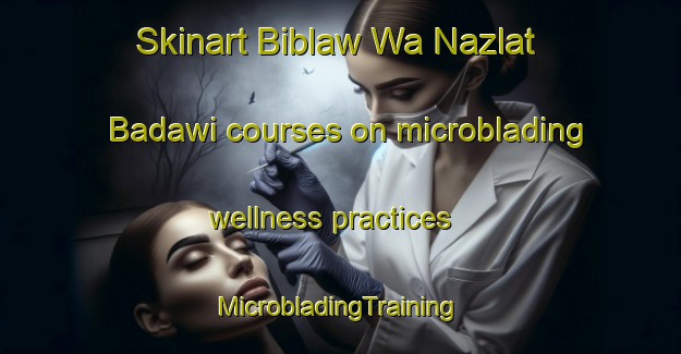 Skinart Biblaw Wa Nazlat Badawi courses on microblading wellness practices | #MicrobladingTraining #MicrobladingClasses #SkinartTraining-Egypt