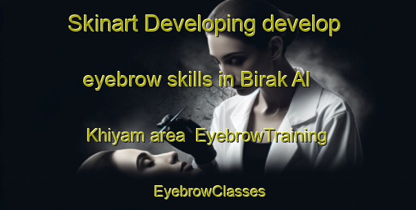 Skinart Developing develop eyebrow skills in Birak Al Khiyam area | EyebrowTraining | EyebrowClasses | SkinartTraining-Egypt