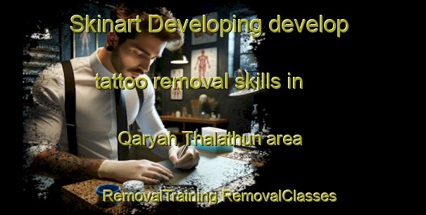 Skinart Developing develop tattoo removal skills in Qaryah Thalathun area | #RemovalTraining #RemovalClasses #SkinartTraining-Egypt