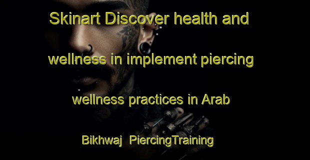 Skinart Discover health and wellness in implement piercing wellness practices in Arab Bikhwaj | PiercingTraining | PiercingClasses | SkinartTraining-Egypt